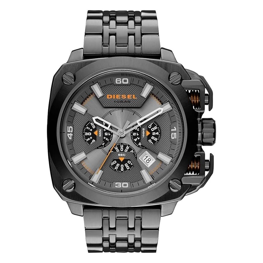 DIESEL DZ7344 ブラック シルバー 時計 Amazon.co.jp: DZ7344 メンズ腕時計 Bamf : ファッション